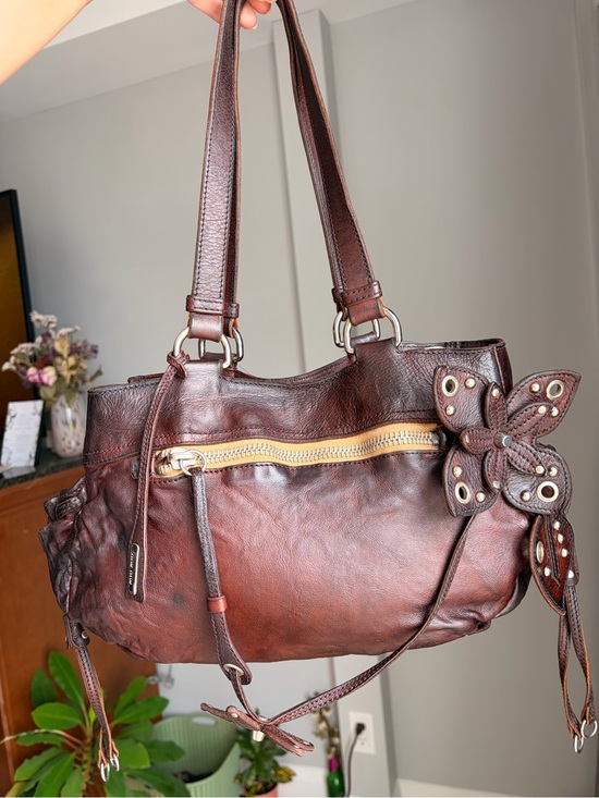 Miu Miu Handbags - Miu Miu Archive 2006 Leather Flower Pocket Bag